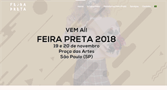 Desktop Screenshot of feirapreta.com.br